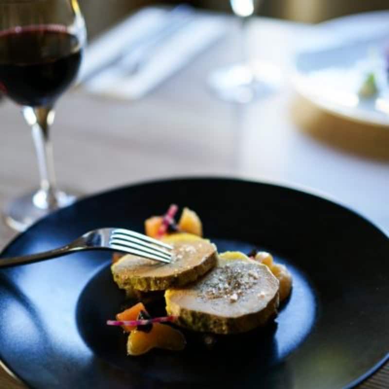Foie gras de canard au restaurant la couleuvrine à Sarlat