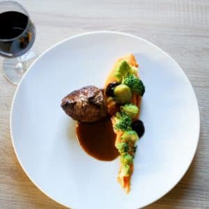 Plat restaurant Sarlat La Couleuvrine Dordogne