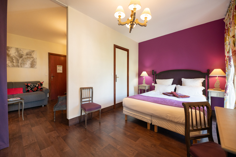 Chambre d’hôtel à Sarlat pour 3 personnes