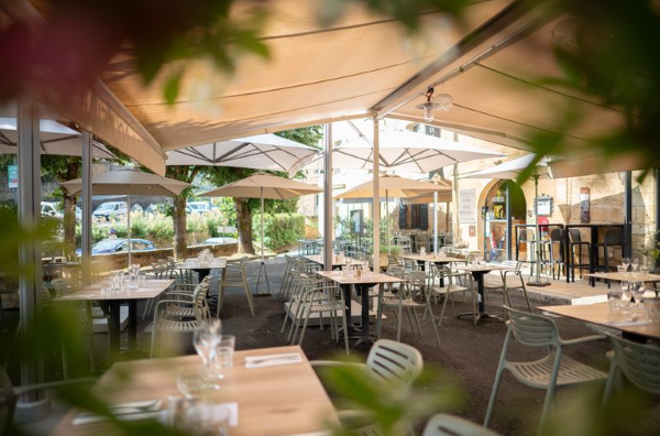 Terrasse Hotel Sarlat La Couleuvrine belle image