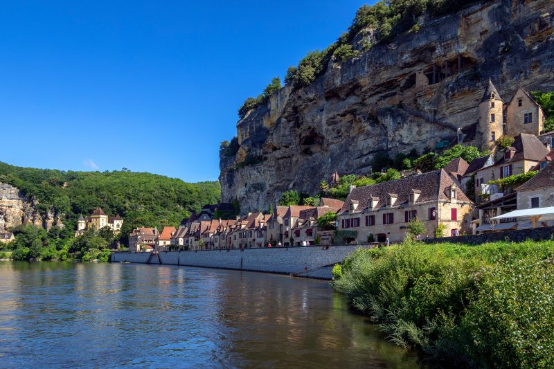 La Roque Gageac en Dordogne près de Sarlat